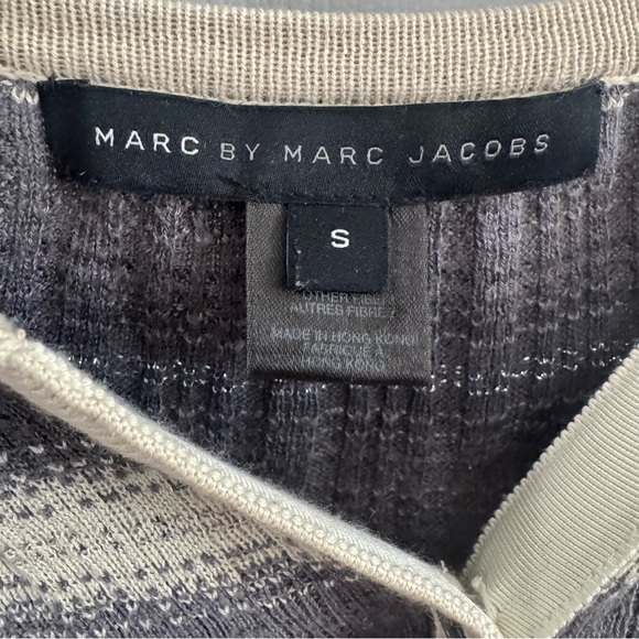 Marc By Marc Jacobs Gray and Cream Cardigan - Picture 2 of 7